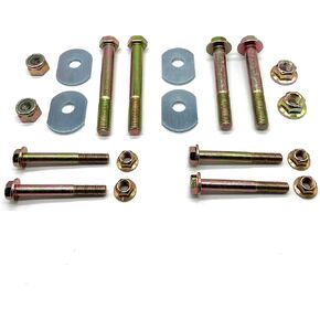 Region Offroad Front Control Arm Bolts compatible with Jeep Wrangler TJ 97-06 Grand Cherokee ZJ 93-98 (with Cam Bolt Delete)