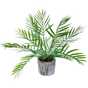 Fake Plants 12.8 Inches Artificial Plants Evergreen Natural Faux Plants Real Touch Potted Plants for Bedroom Living Room Kitchen Table Desk Farmhouse Lifelike Indoor Greenery Decor