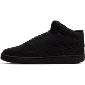 Nike Court Vision Mid Men's Shoes (CU6620-001, Black/Black/Black)