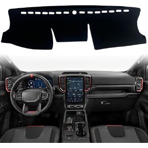 Dashboard Cover fit for Ford Ranger 2024 2025 Dash Cover Nonslip Dash Mat Pad Protector Interior Accessories