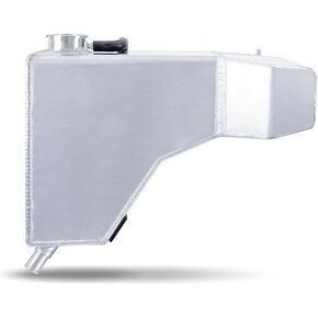 Mishimoto Aluminum Expansion Tank MMRT-SRT-15N, Compatible with Dodge Charger/Challenger 6.4L/6.2L Hellcat 2015+, Natural