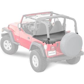 MasterTop Tonneau Cover, Black Diamond - Fits Jeep Wrangler TJ 2003-2006 - Cargo Area Truck Bed Cover - Water Resistant Cover Keeps Rear Trunk Area Clean, Dry and Safe