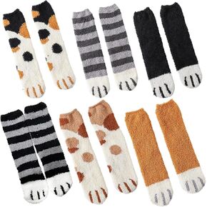 Chiclinco Funny Unisex Animal Paw Socks Bulk 3D Print Animal Hoof Socks for Women Men Teens