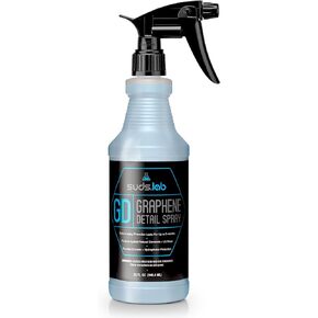 Suds Lab GD Graphene Detail Spray – High Gloss Shine & UV Protection for Cars – Fast-Acting Coating for Paint, Clear Coat & Glass – Water Beading, Long-Lasting Protection, 16oz
