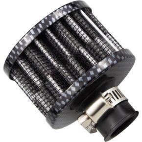 Air Filter Intake Filter Breather Turbo Vent Cleaner 12mm Fits for Predator 212cc 196cc 6.5 hp GX160 GX200 TrailMaster MB200 KT196 RB200 CT200U Mini Bike Go Kart. (Blue)