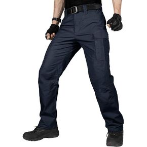 FREE SOLDIER Men's Water Resistant Pants Relaxed Fit Tactical Cargo Work Pants with Multi Pocket