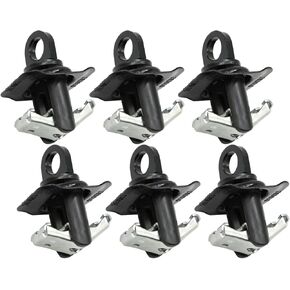 6pcs Truck Bed Tie Down Anchors Compatible with Silverado Colorado Canyon Sierra 2014-2022 Side Wall Truck Bed Cargo Tie Downs Anchor
