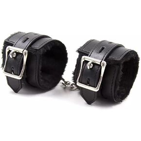 Fluffy Plush Handcuff Bracelet Colorful Soft Plush Fur Wrist Binding Cuff Bracelets or Women Men Lover Couple Cosplay Yoga Jewelry in Kuwait