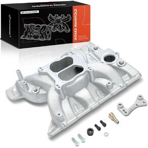 A-Premium Intake Manifold Compatible with Buick LeSabre Custom & Oldsmobile Delta 88 & Pontiac Grandville, Laurentian, LeMans, Parisienne, Star Chief, Tempest, Ventura, Acadian, Bonneville, Catalina