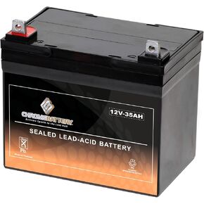 12V 35AH Rechargeable Sealed Lead Acid Battery - SLA - Deep Cycle - AGM - Replaces 12v 33ah, 34ah, 36ah