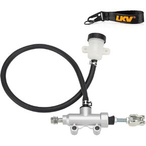 LKV Rear Foot Brake Master Cylinder Assembly Compatible with Polaris 450 Farmhand Hawkeye 325 2X4 400 HO 2X4 Sportsman 450 500 570 800 Sportsman 500 Forest Tractor Sportsman ETX, OE#1911688