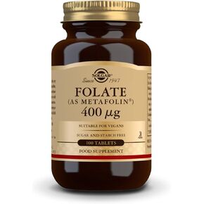 Folate 666 MCG DFE (Metafolin 400 MCG) 100 Tablets - Non-GMO, Vegan, Gluten Free, Dairy Free, Kosher - 100 Servings