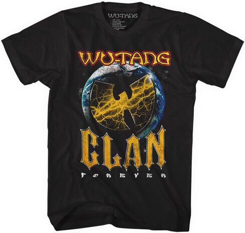 Wu-Tang Unisex-Adult Official Merch Bat Globe Tee in Saudi Arabia