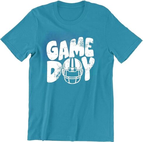 Unisex Style Women Graphic Tee Cotton Game Day T-Shirts American Football Blouse in Saudi Arabia