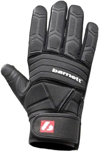 BARNETT FLG-03 Professional Linemen Football Gloves, OL, DL Black in Saudi Arabia