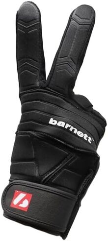 BARNETT FLG-03 Professional Linemen Football Gloves, OL, DL Black in Saudi Arabia
