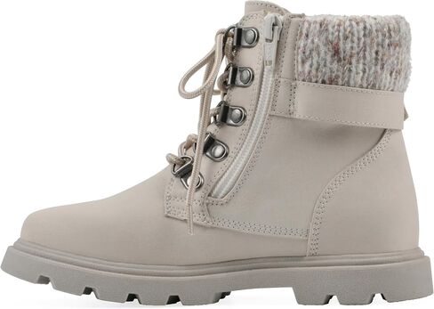 WHITE MOUNTAIN KIDS Girls' Gallia Lace-Up City Hiker Ankle Bootie in Saudi Arabia