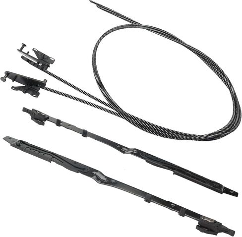 مجموعة مسار الكابلات الزجاجية ذات فتحة السقف من سوناكي متوافقة مع Ford 2015-2020 F150 2017-2019 F250 F350 F450 2018-2020 Lincoln Navigator FL3Z16502C22 FL3Z-1651071-A FL3Z-1651071-B AP363380 in Kuwait