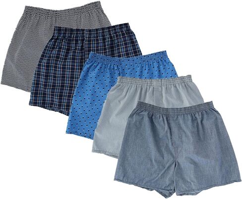 Fruit of the Loom Men's Woven Tartan and Plaid Boxer Multipack in Saudi Arabia
