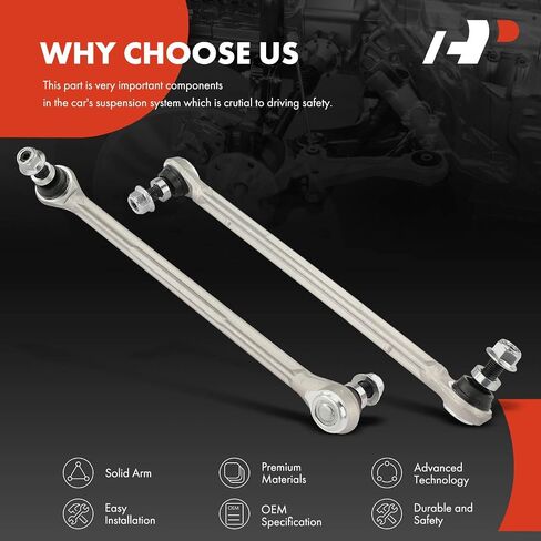 A-Premium 2 x Front Sway Bar Links Stabilizer Bar Links Compatible with Mercedes-Benz E250 14-16, E350 10-16, E400 13-16, E550 10-11, E63 AMG 10-13, CLS400 15-17, CLS550 12-18, CLS63 AMG 12-13, RWD in Saudi Arabia