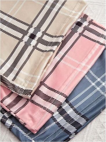 Verdusa Women's 3pcs Plaid Pajama Pants Bow Elastic Waist Pj Lounge Bottoms in Saudi Arabia