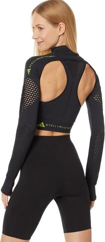 adidas Womens by Stella McCartney TrueStrength Knit Yoga Tank Top JE4085, Black, X-Small in Saudi Arabia