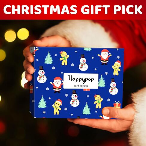جوارب HAPPYPOP لهدايا عيد الميلاد - جوارب سانتا للأطفال من سن 2 إلى 18 عامًا للمراهقين والبنات والكبار، جوارب عيد الميلاد للأطفال in Saudi Arabia