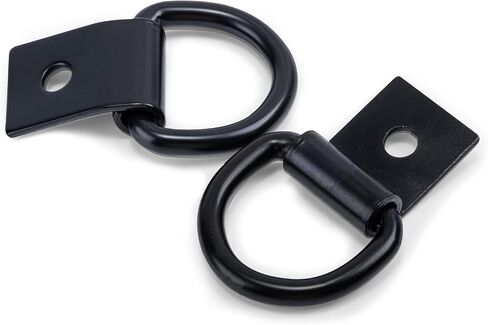 CHANGE MOORE 6Pcs D Ring Tie Down Anchors, Tie Downs for Kayak Track Mount, Stainless Steel Trailer Tie Downs, Black D Ring with Screws, Tie Down Rings for Trailer, Truck Bed, RV, Warehouse in Kuwait