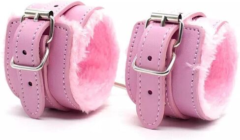 Fluffy Plush Handcuff Bracelet Colorful Soft Plush Fur Wrist Binding Cuff Bracelets or Women Men Lover Couple Cosplay Yoga Jewelry in Saudi Arabia