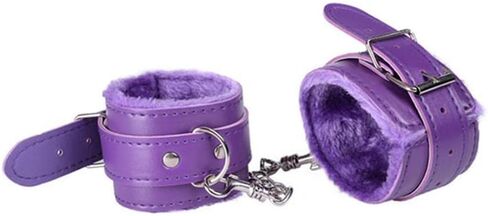 Fluffy Plush Handcuff Bracelet Colorful Soft Plush Fur Wrist Binding Cuff Bracelets or Women Men Lover Couple Cosplay Yoga Jewelry in Saudi Arabia