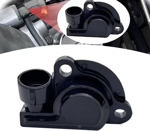 مستشعر صمام التحكم في دواسة الوقود الخامل TPS للسيارة، استبدال مستشعر موضع خنق السيارة، متوافق مع Chevy Buick Cadillac OEM #17087400 17088026 17111815 (أسود) in Kuwait