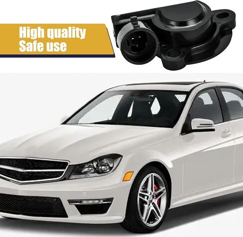 مستشعر صمام التحكم في دواسة الوقود الخامل TPS للسيارة، استبدال مستشعر موضع خنق السيارة، متوافق مع Chevy Buick Cadillac OEM #17087400 17088026 17111815 (أسود) in Kuwait