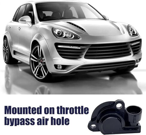 مستشعر صمام التحكم في دواسة الوقود الخامل TPS للسيارة، استبدال مستشعر موضع خنق السيارة، متوافق مع Chevy Buick Cadillac OEM #17087400 17088026 17111815 (أسود) in Kuwait