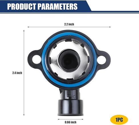 1 قطعة مستشعر عمود الحدبات للسيارات، مستشعر TPS للكشف عن حالة المحرك، رقم OEM البديل 17123852 17106809، متوافق مع شيفروليه، دايو (أسود) in Kuwait