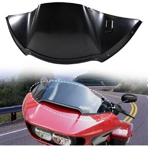 Top Air Duct Piece Cover Fairing for Road Glide, Black Fairing Air Duct Top Windshield Piece Cover for Harley Davidson Road Glide 2015-UP Accessory