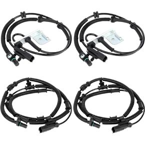 OCPTY ABS Sensor,Left Right Front+Left Right Rear Wheel Speed Sensor ALS2381 ALS2382 Fit for 2012-2016 for Chrysler Town Country Pack of 4