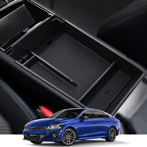 Compatible with Kia K5 2025 2024 2023 2022 2021 Accessories DL3 Car Center Console Organizer Armrest Storage Box Organizer Armrest Cover Insert Tray (Not Fit Optima)