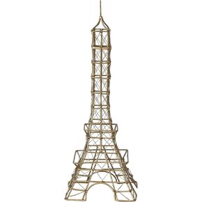 Creative Co-Op Decorative Wire Eiffel Tower, Antique Brass