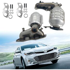 Front Catalytic Converter Fit for TOYOTA Camry 2007-2017 Avalon 2005-2018 Venza 2009-2016 Lexus ES350 2007-2018 3.5L V6 Left Right 674-846 674-847