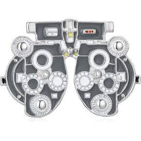 Medical Optometrists Enamel Brooch Ophthalmology Vision Test Optometry Pin Jewelry for Doctor Nurse Backpack Lapel Badge