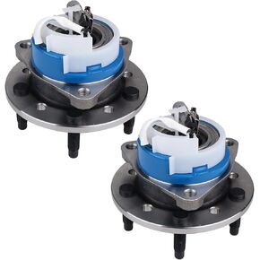Pair 513137 Front Wheel Hub and Bearing Assembly Compatible with 2004-2005 Chevy Classic, 1997-2003 Malibu, 1999-2004 Oldsmobile Alero, 1997-1999 Cutlass, 1999-2005 Pontiac Grand Am w/ABS