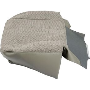 labwork Pewter Gray Driver Bottom Seat Cover Cloth Replacement for 2003-2014 Chevy Express 1500 2500 3500 Van