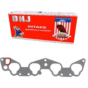 DNJ IG290 Intake Gasket for 1988-1995 / Honda/Civic, Civic del Sol, CRX / 1.5L, 1.6L / SOHC / L4 / 16V / 1493cc, 97cid / D15B2, D15B7, D16A6
