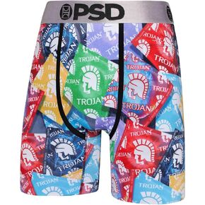 PSD Men's Boxer Brief (Gold/Magnum Wrapper, XL)