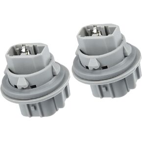 Turn Signal Pointer Light Bulb Socket 33302S5AA01 for Acura RDX 2007-2015 Plastic Gray (Set of 2) Replacement Car Parts