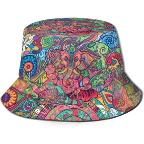 Fashion Trippy Bucket Hat Psychedelic Summer Unisex Print Bucket Hat
