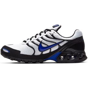 Nike Men's Air Max Torch 4 Running Shoe (12, White/Hyper Blue-Black)
