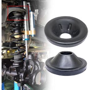 XQSMWF 2Pcs Rear Upper Coil Spring Isolators Compatible with Jeep Wrangler JK JKU 2007-2018# 52059999AC