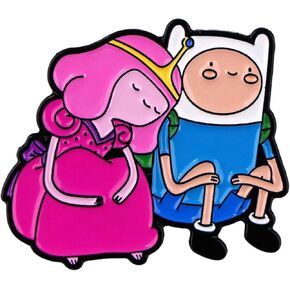 Princess Bubblegum Come Along With Me Adventure Time Cartoon Animated TV Show 1.4" Enamel Pin Badge