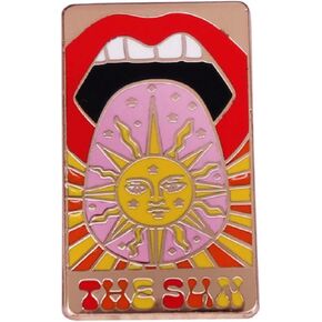 Spectre Pins The Sun Tarot Card Enamel Pin
